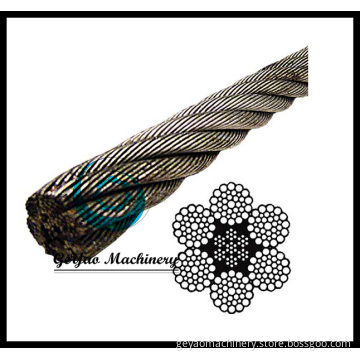 Galvanized Wire Rope EIPS IWRC - 6x37 Class(Steel core)